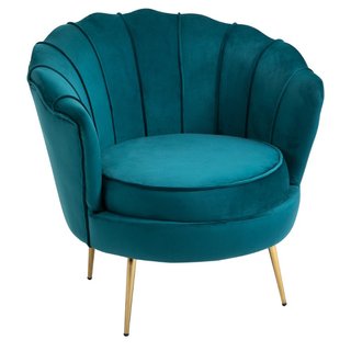 Vintage Estilo diseño Sillón Velvet, 79x77x77cm, A