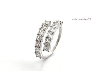 anillo plata 925mm con piedra con circonita