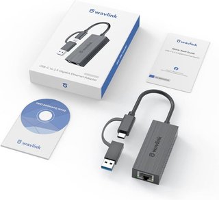WAVLINK Adaptador USB-A-C a Ethernet 2.5G USB LAN