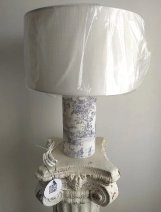 Lámpara de mesa Toile de Jouy