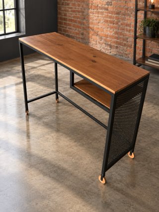 Mesa recibidor o escritorio industrial