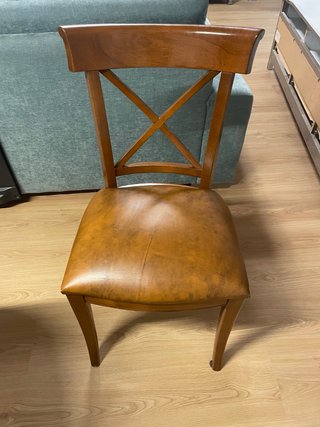 Silla de comedor de madera (pack 6 sillas)