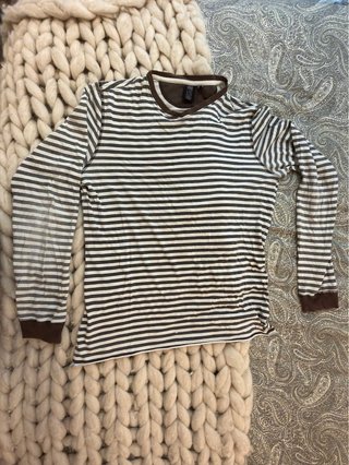 Camiseta manga larga Bershka rayas