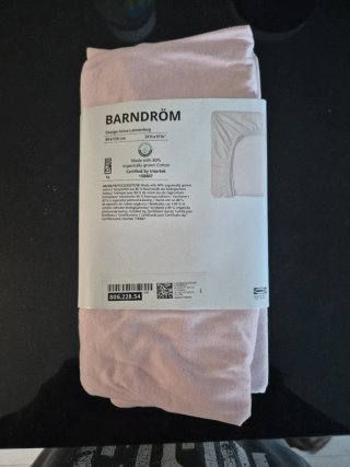 Sábana Bajera IKEA BARNDRÖM Rosa 80x130 cm