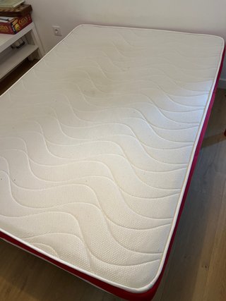 Cama 135x180cm con somier