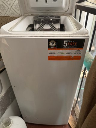 Lavadora de Carga Superior Blanca