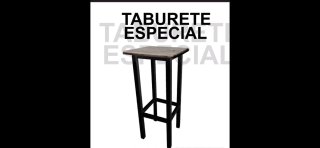 Taburete Alto Estilo Industrial