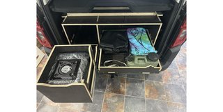 Mueble cama para furgoneta Berlingo desmontable