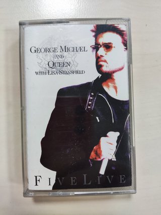 Casete George Michael & Queen - Five Live