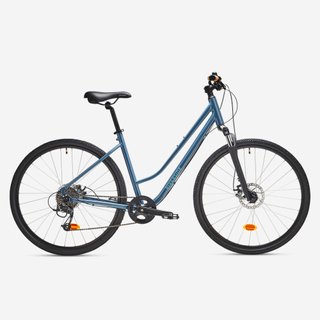 Bicicleta de trekking cuadro bajo Riverside 500 LF azul