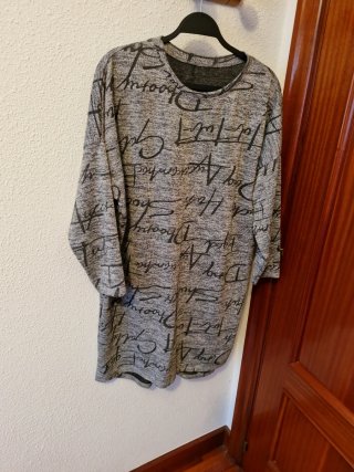 Vestido de invierno estampado