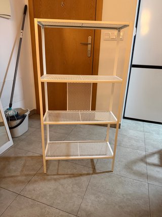 Scaffale Bianco in Metallo