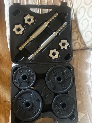 Set de Pesas y Mancuernas Domyos Decathlon
