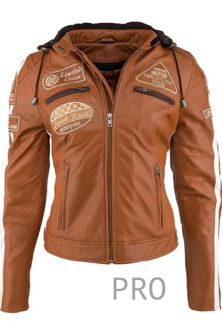 Chaqueta de moto de mujer cuero talla S - Urban