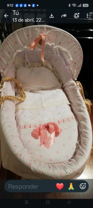 Vestiduras para capazo de bebé