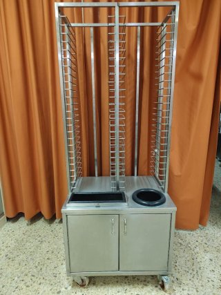 Carro Industrial de Hostelería para Bandejas