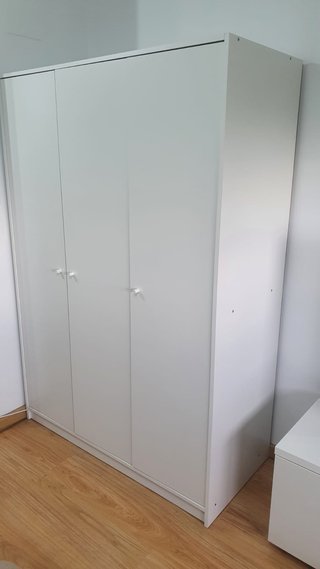 Armario ropero Blanco Tres Puertas