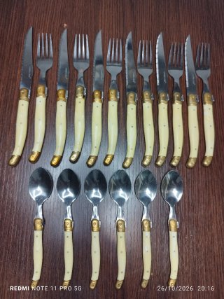 Set 18 Cubiertos Laguiole Franceses