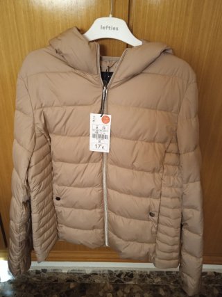 Chaqueta Acolchada Beige