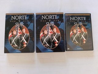 DVD NORTE Y SUR - LA COLECCION COMPLETA - 1, 2 Y 3