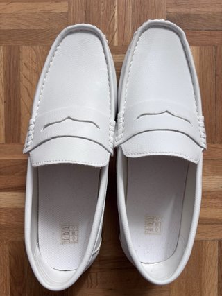 Mocasines de Caballero Blancos