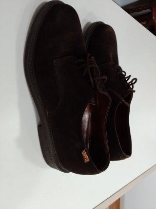 Zapatos Camper de Ante Marrón