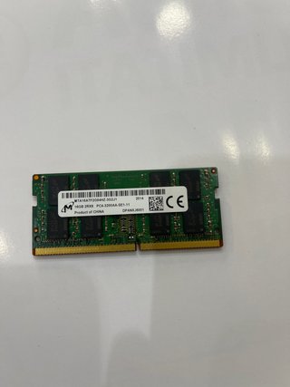 RAM Micron 16GB DDR4 per Notebook