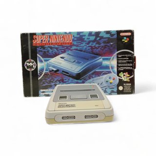 CONSOLA SUPER NINTENDO + CAJA +2 MANDOS +ACC