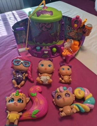 Set Bellies Virus Tester y Muñecos