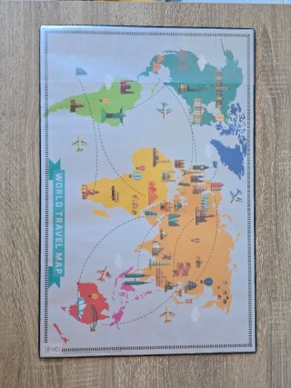 Protector de Escritorio Infantil Mapa Mundi