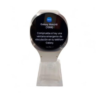 SAMSUNG WATCH 8 PLATEADO + CARGADOR