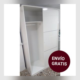 Armario Blanco con Puertas Correderas envio