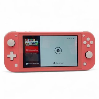 CONSOLA NINTENDO SWITCH LITE ROSA + CARGADOR