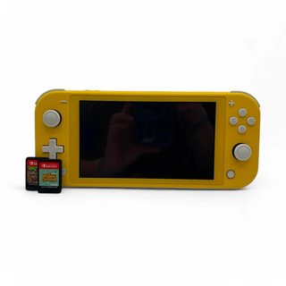 CONSOLA NINTENDO SWITCH LITE 32GB AMARILLA *MARCAS LCD* + JUEGOS