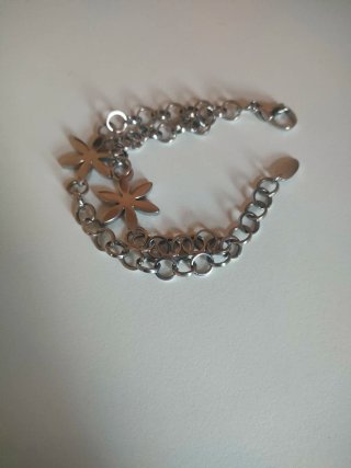 Pulsera Lotus Plateada