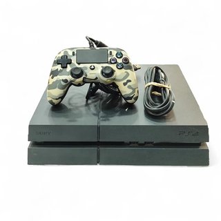 CONSOLA SONY PS4 FAT 1TB + MANDO DE CABLE + CABLES