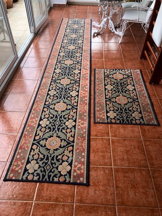 Conjunto de 2 Alfombras Estampadas