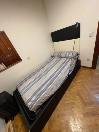 Cama articulada eléctrica con canapé