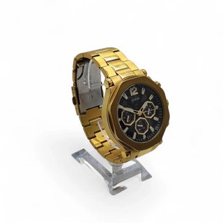 RELOJ GUESS GW0539G2  DORADO ESFERA NEGRA