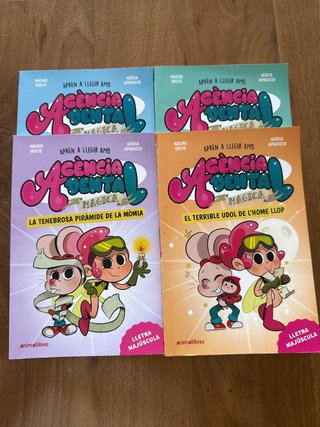 Llibres amb lletra de pal per aprendre a llegir