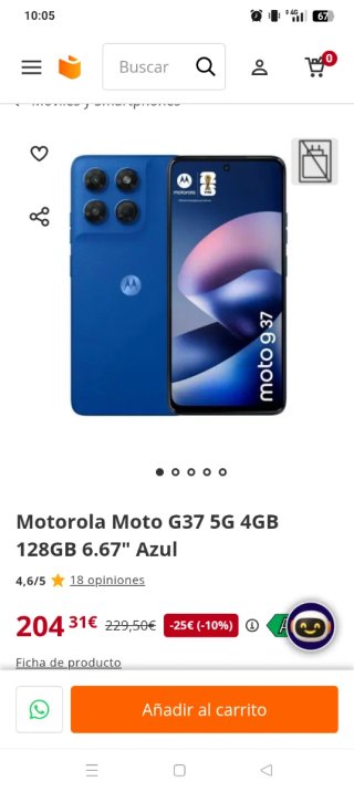 4 Smartphone Motorola Moto G37
