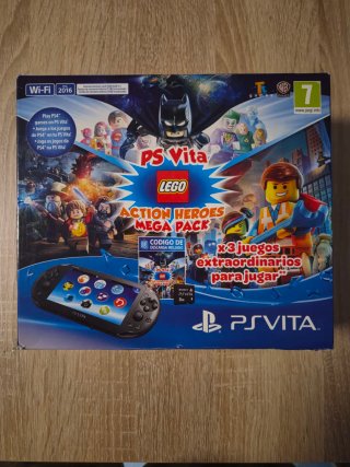 Caja PS Vita LEGO Action Heroes Mega Pack