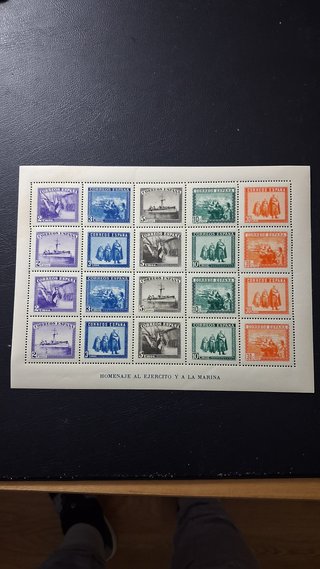 Hoja Bloque Sellos España Edifil 849