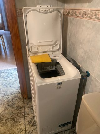 Lavadora de Carga Superior Blanca