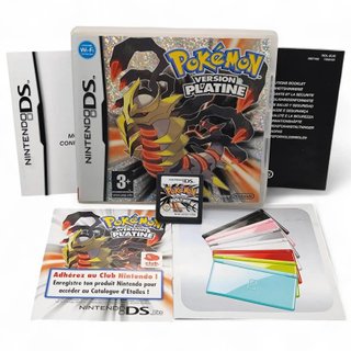 VIDEOJUEGO NINTENDO DS POKEMON PLATINO  PAL FRANCES + CAJA