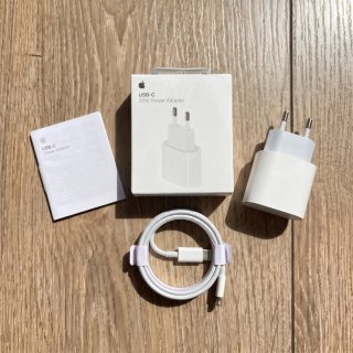 Pack Cargador Apple 20W y Cable USB-C a Lightning