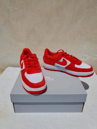Nike Air Force 1 Low Rosse e Bianche taglia 39 EU