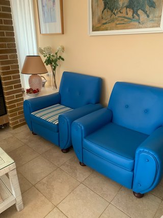 2 Sillones Vintage Tapizados