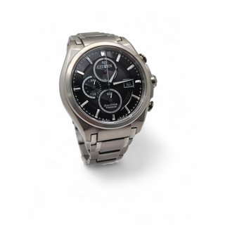 RELOJ CITIZEN CA0350-51E CORREA ACERO ESFERA NEGRA