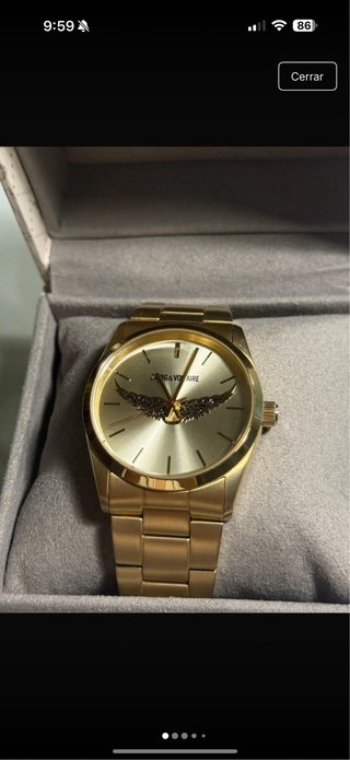 Reloj Zadig et Voltaire Dorado